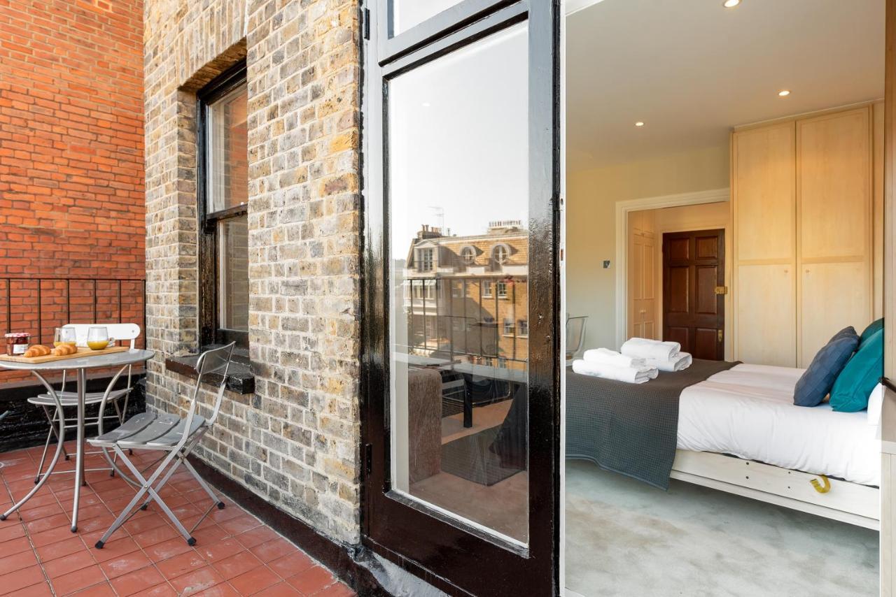 Capital Sloane Street Studio With Balcony London Exterior foto